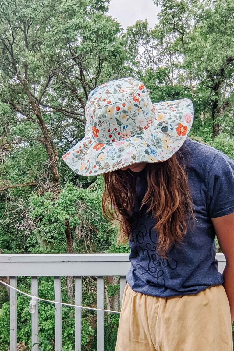 Free Bucket Hat Sewing Pattern for Summer