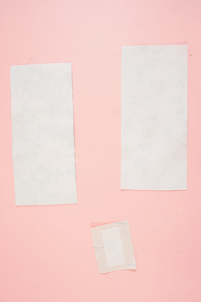 iron fleece and interfacing to fabric