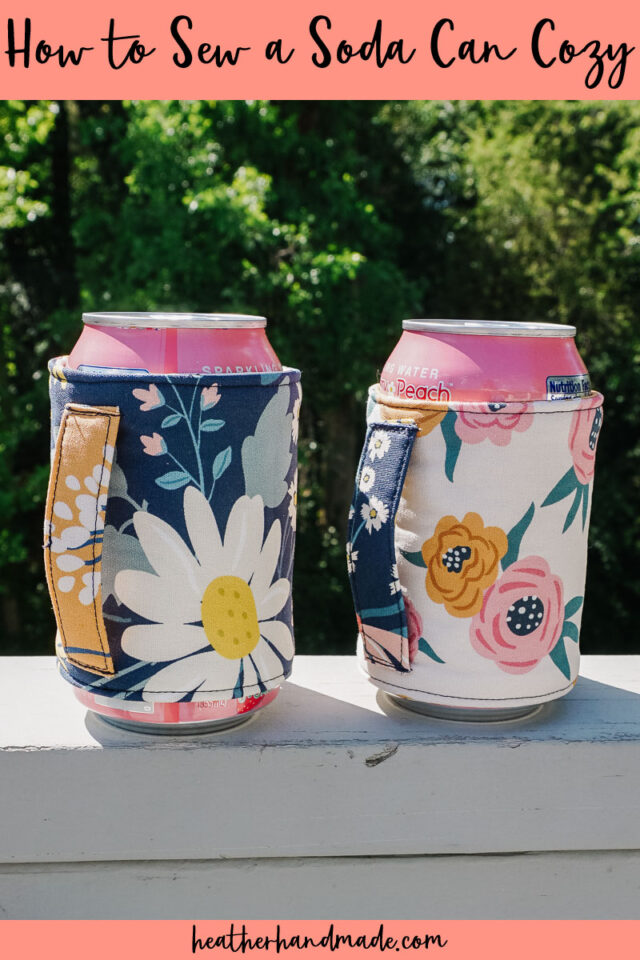 How to Sew a Soda Can Cozy to Keep Drinks Cold