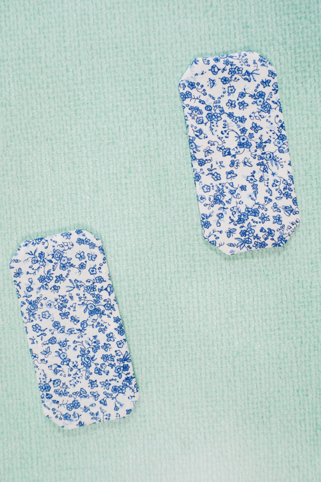 press the front and back flat