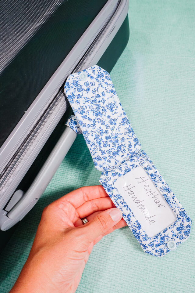 luggage tag sewing pattern