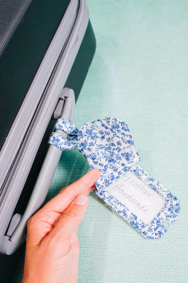 luggage tag sewing pattern