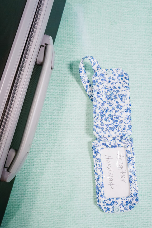 luggage tag sewing pattern