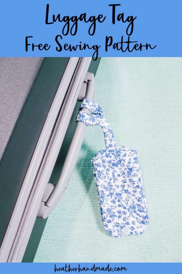 luggage tag sewing pattern