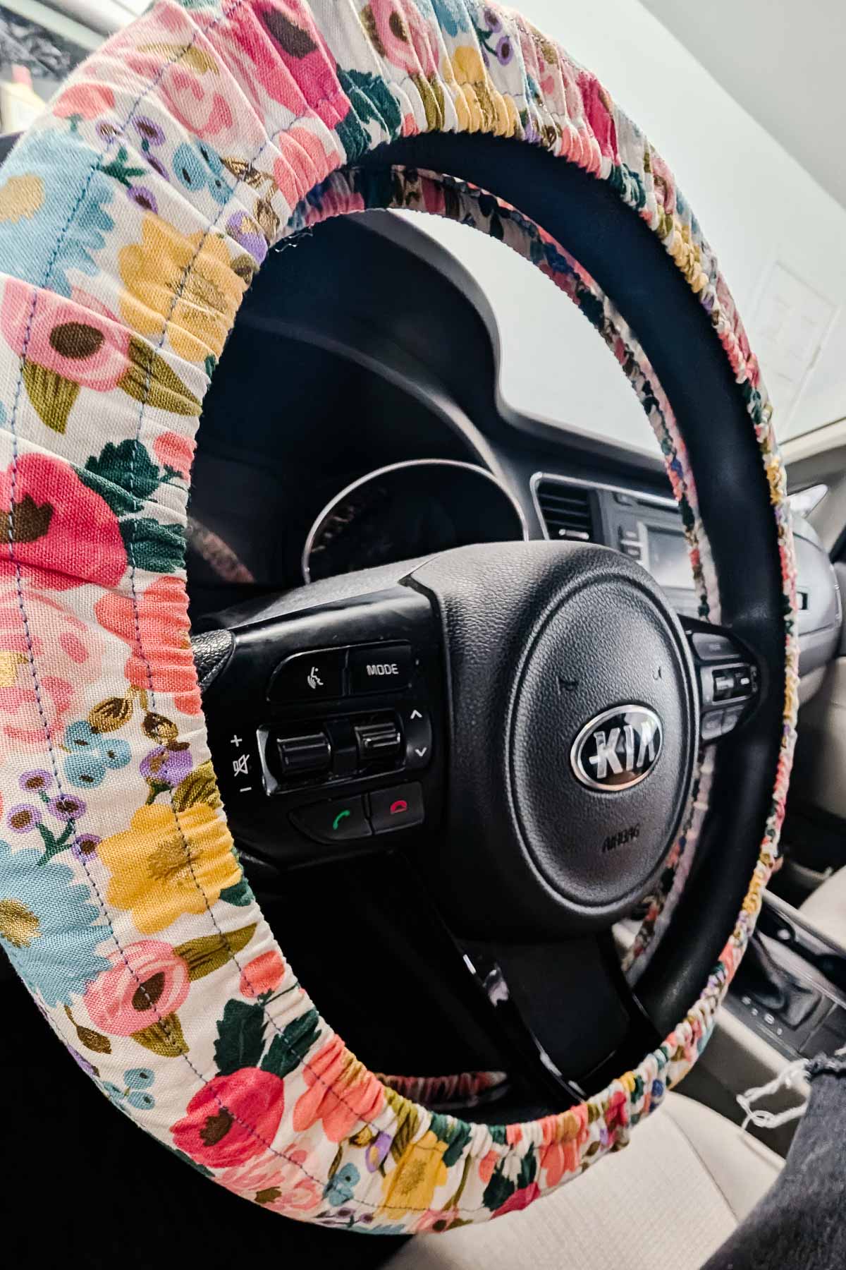 how to sew a steering wheel cover