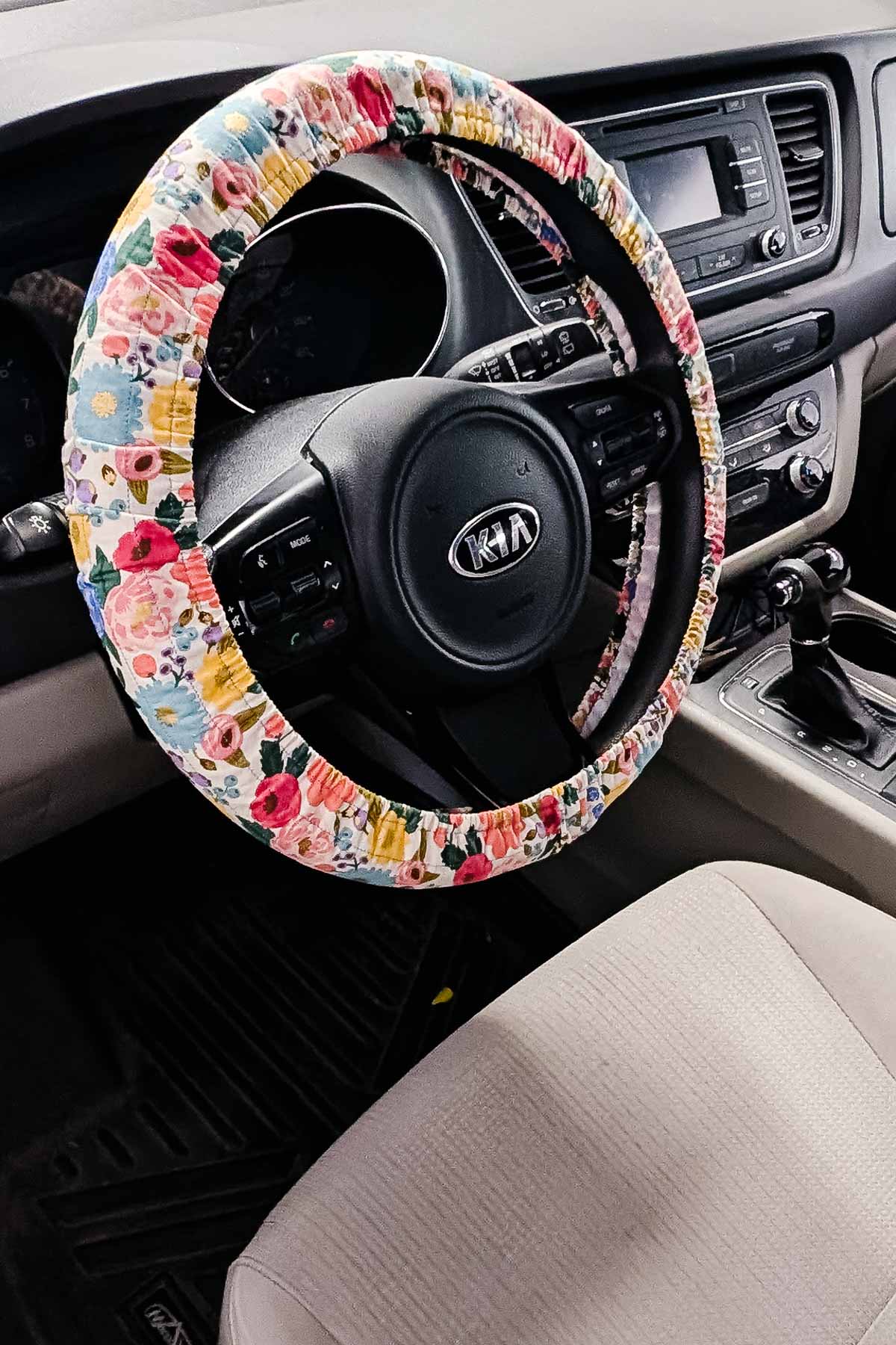 how to sew a steering wheel cover
