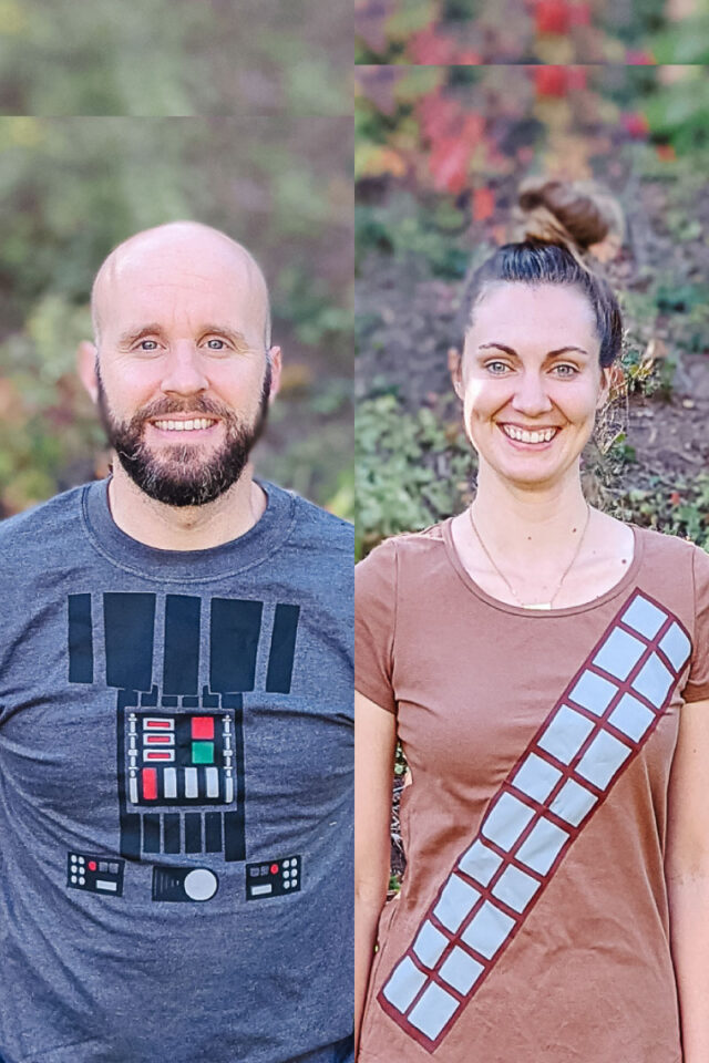 DIY star wars couple costume