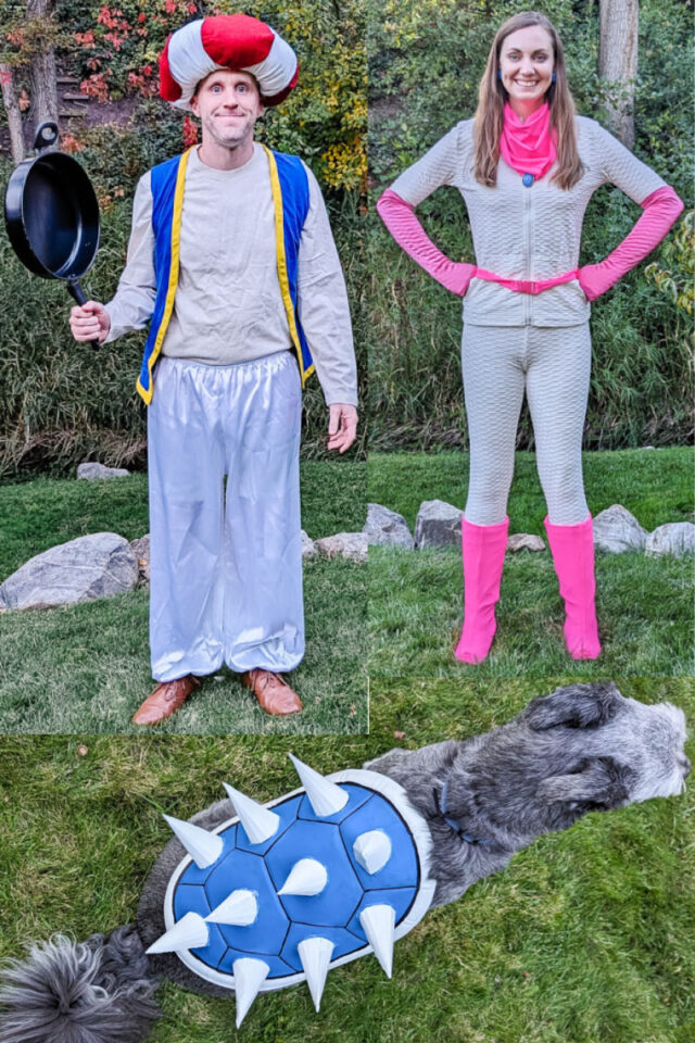 DIY mario family costume