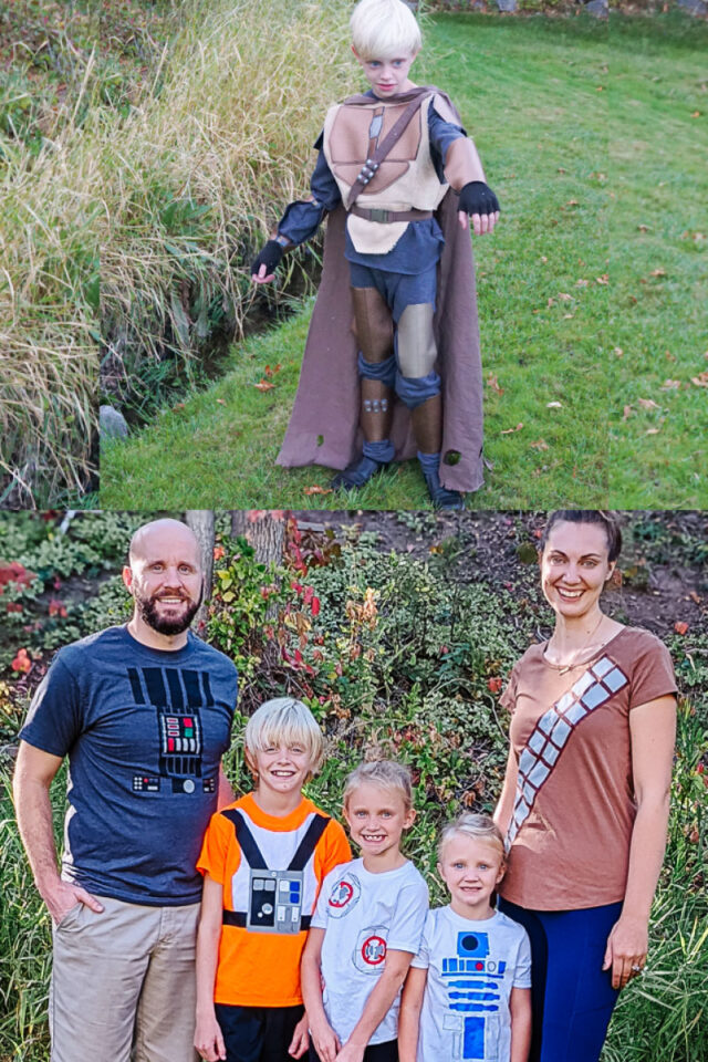 DIY star wars family costume