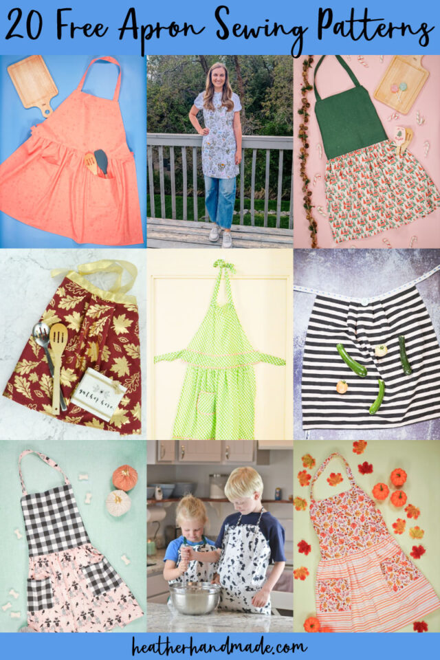 20 Free Apron Patterns and Tutorials