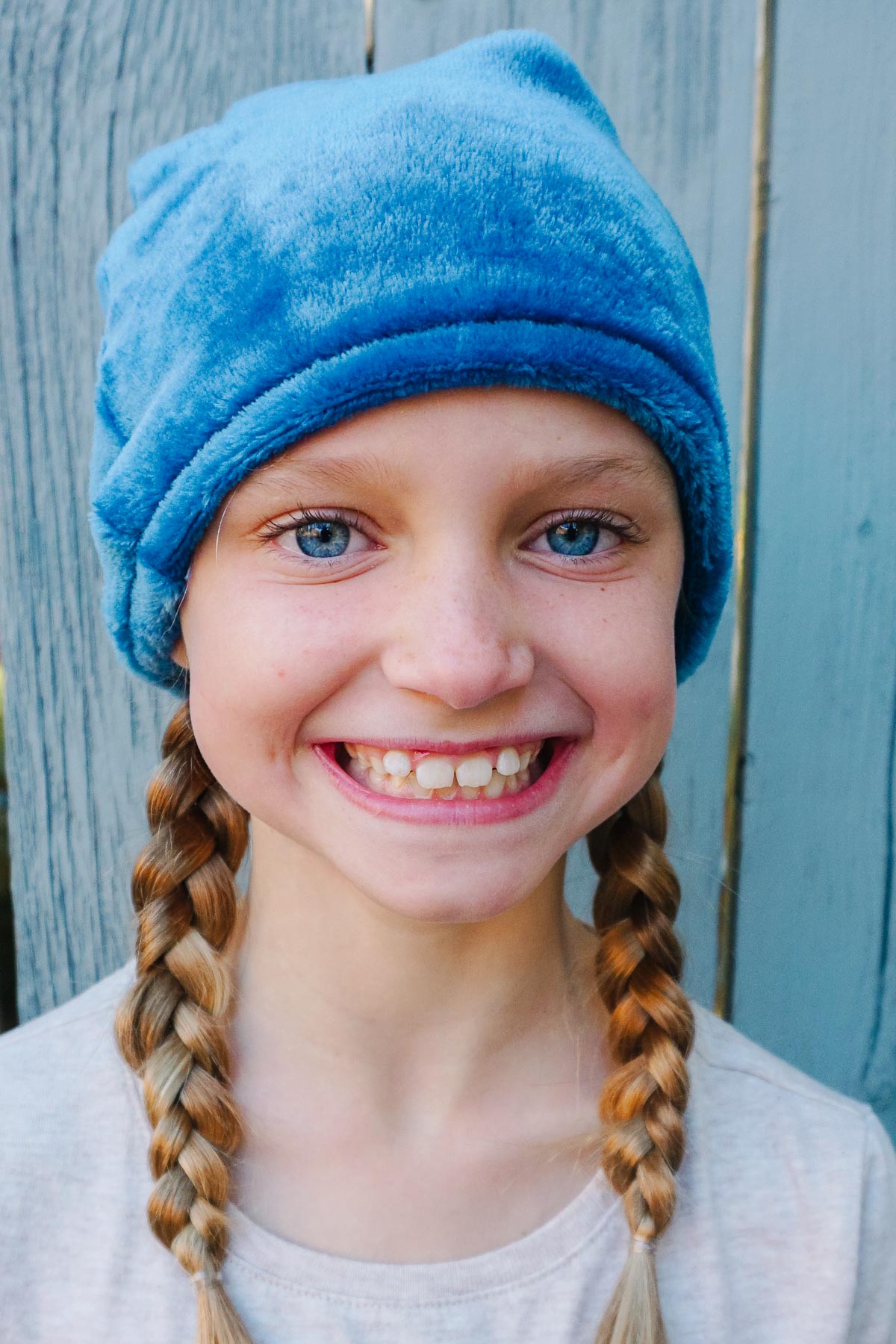 fleece hat sewing project