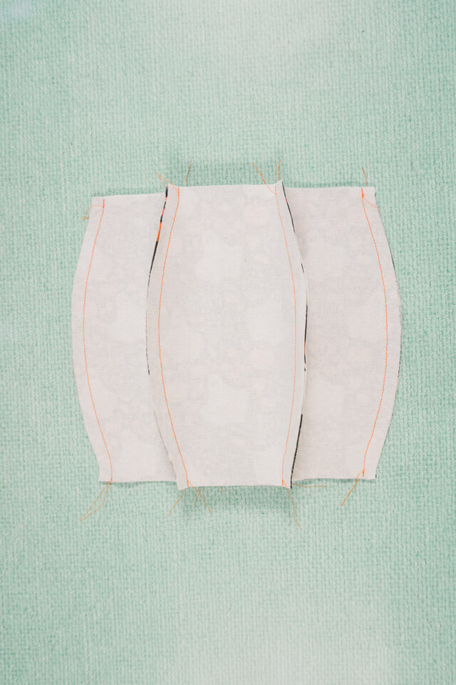 sew curved edges right sides together