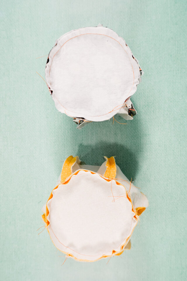 sew bottom onto sides