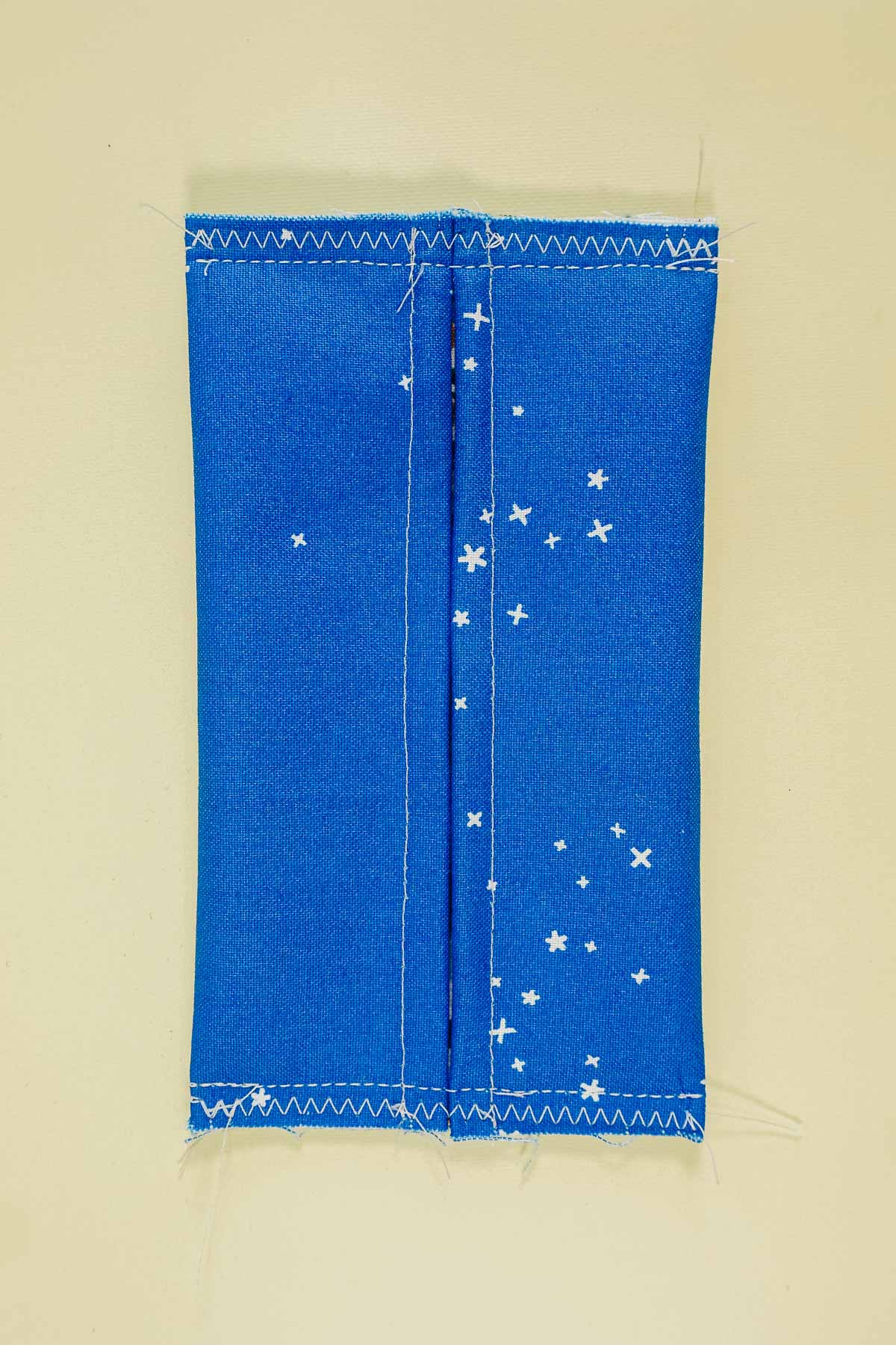 finish the seam allowances with a zigzag stitch or serger