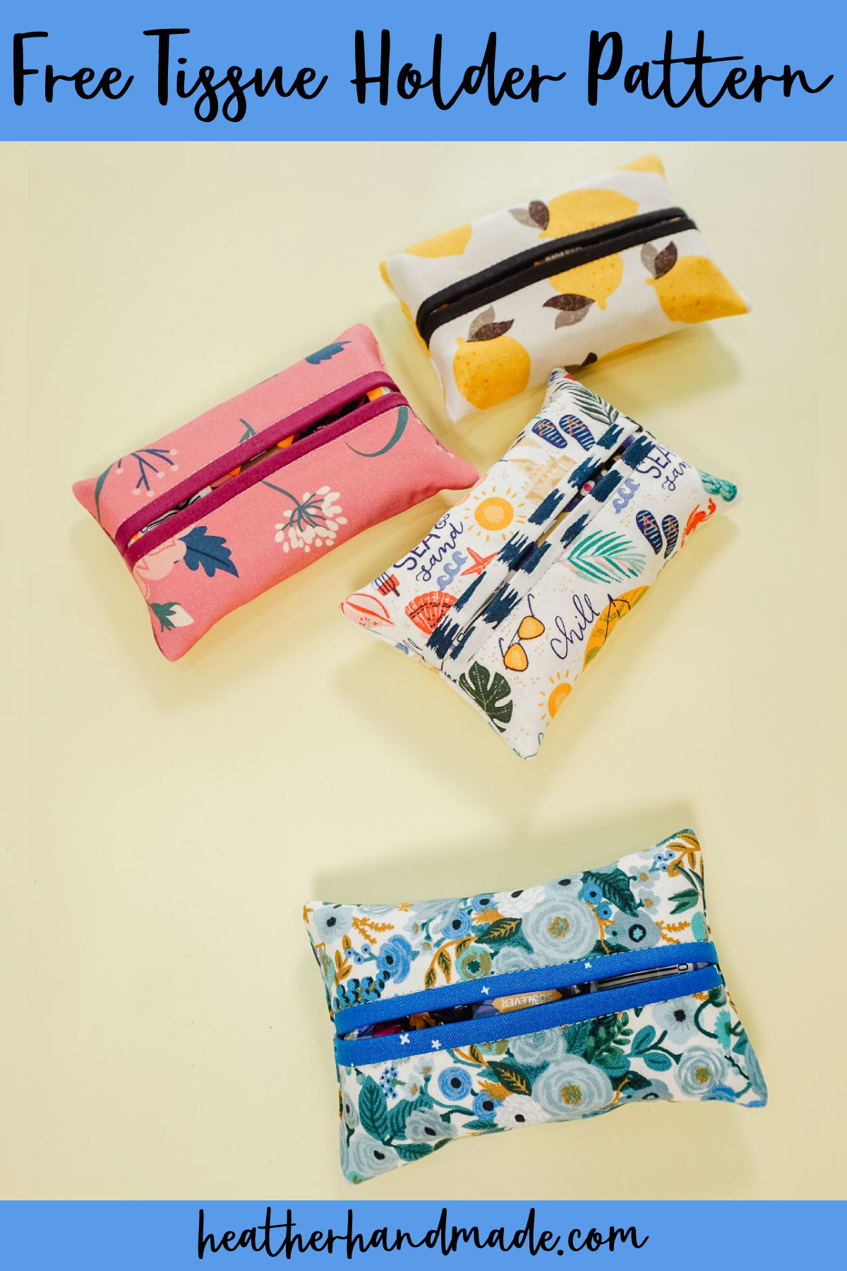 Free Travel Tissue Holder Sewing Pattern