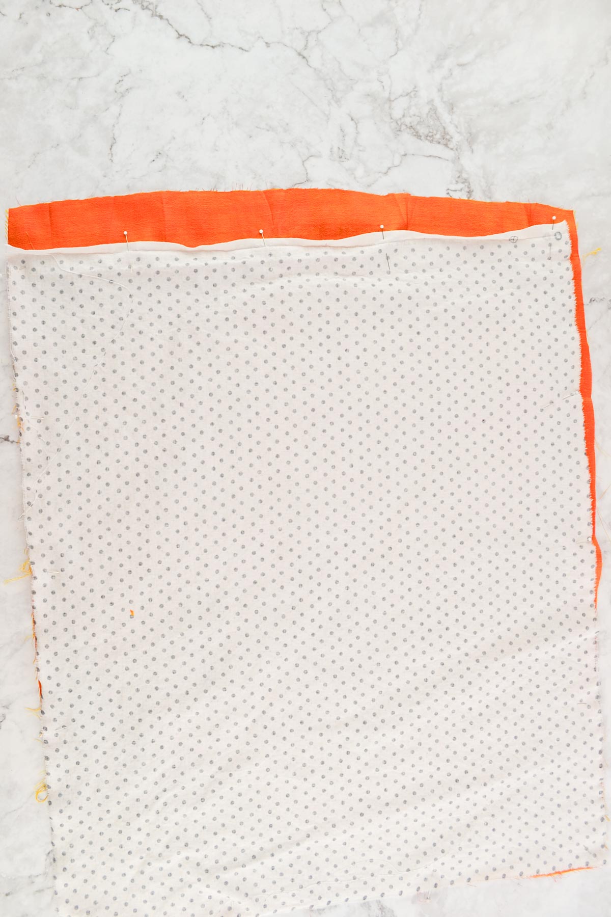 sew and leave hole