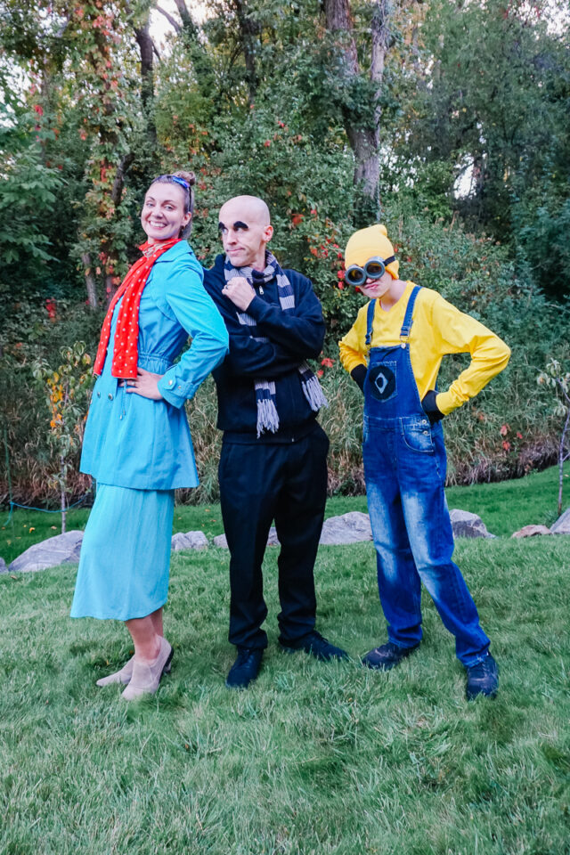 DIY Gru and Lucy Costume: Easy Couple Costume Idea