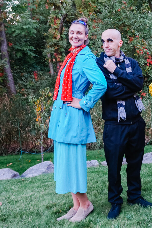 DIY Gru and Lucy Costume: Easy Couple Costume Idea