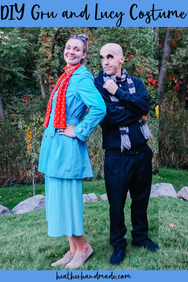 DIY Gru and Lucy Costume: Easy Couple Costume Idea