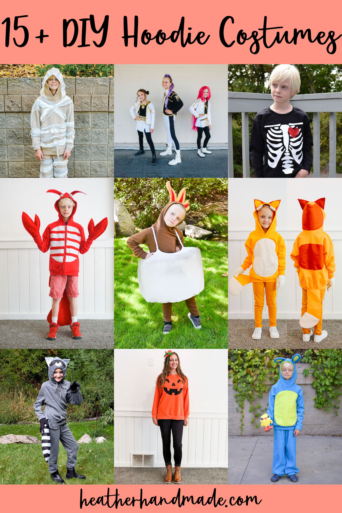 DIY Simple Hoodie Costume Ideas