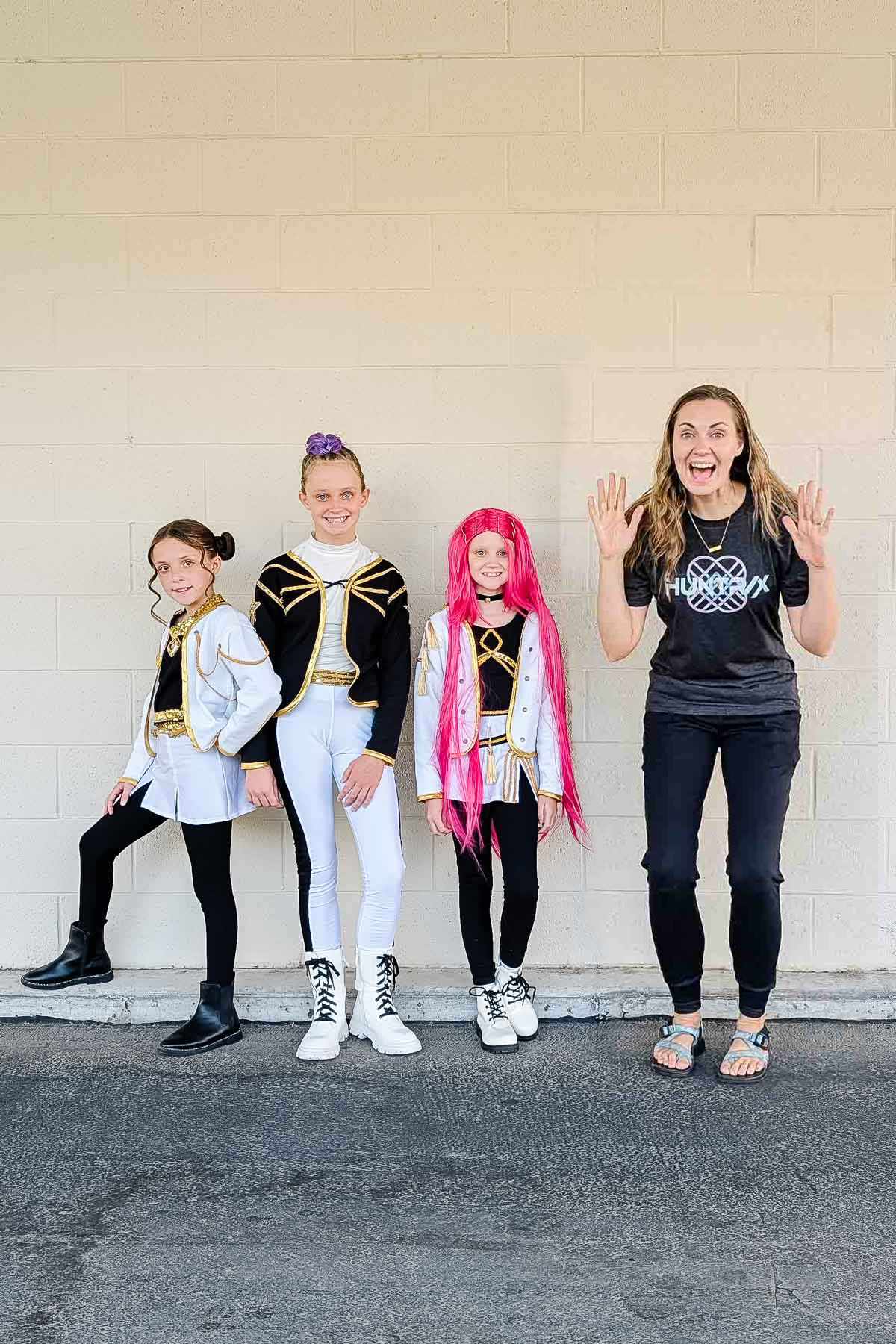 diy huntrix costume kpop demon hunters