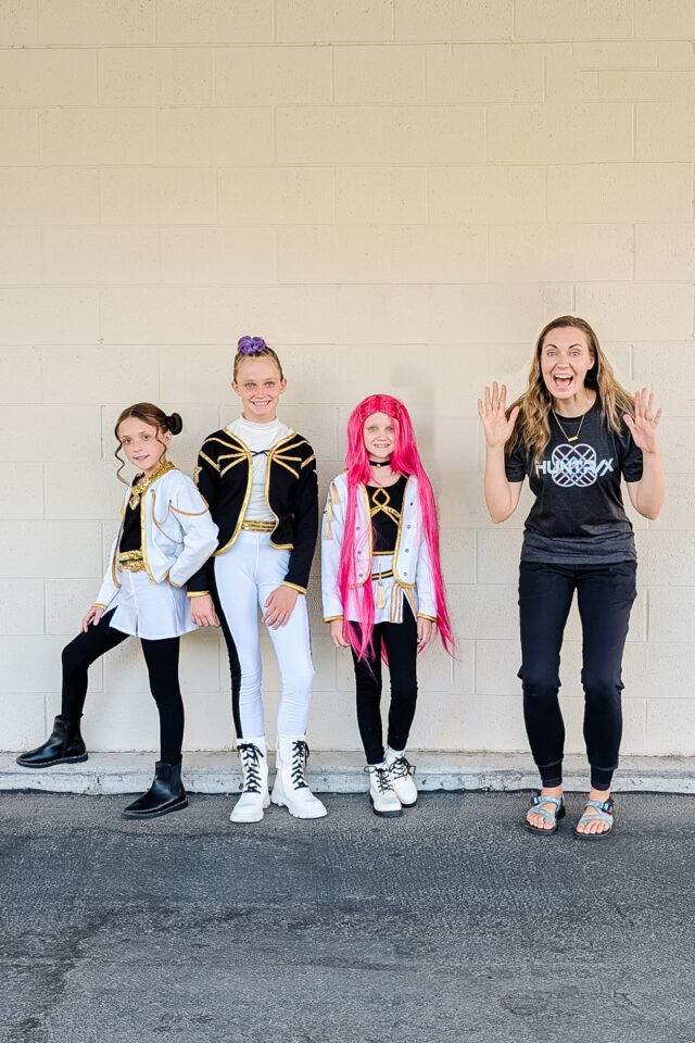 diy huntrix costume kpop demon hunters