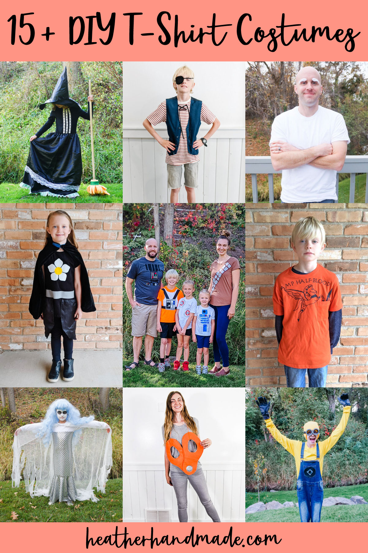 DIY Easy T-Shirt Costume Ideas
