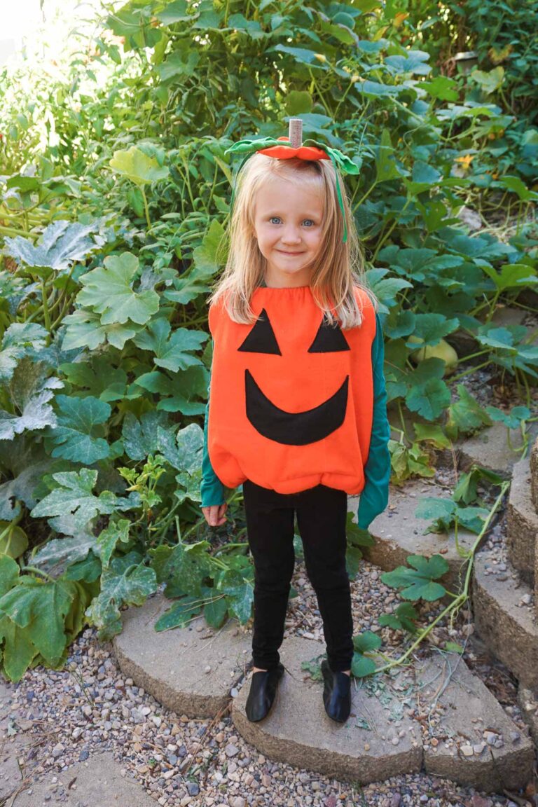 DIY Pumpkin Costume for Kids