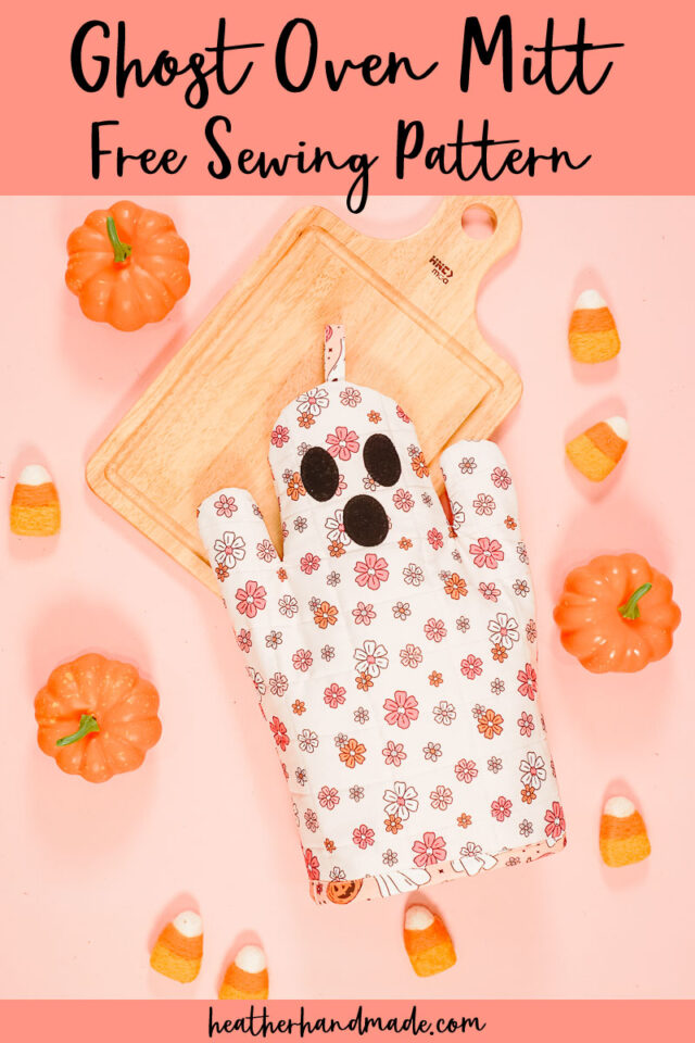 ghost oven mitt pattern