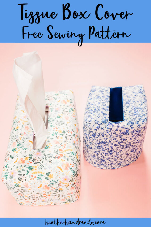 Tissue Box Cover Sewing Pattern