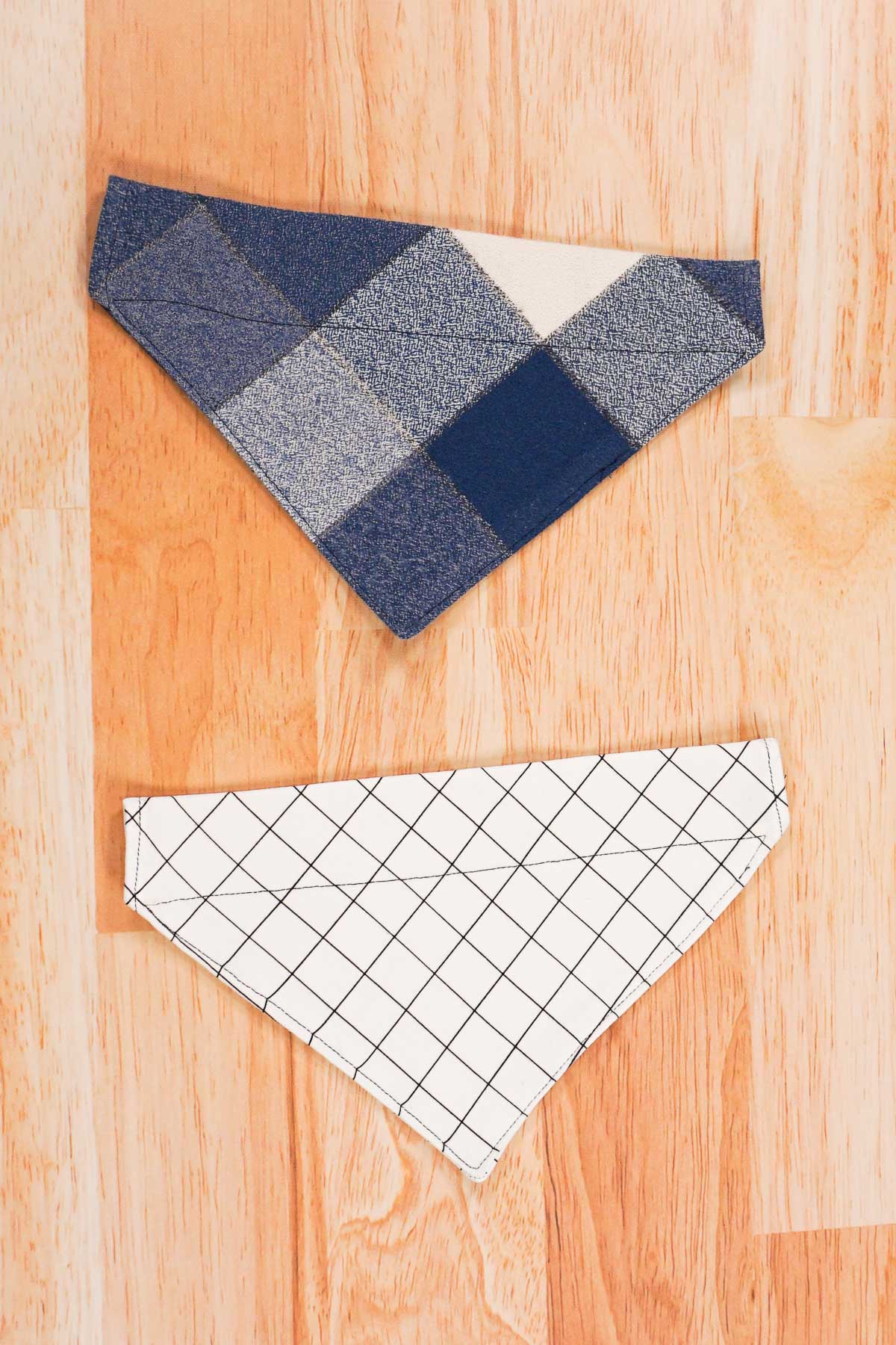 sew along line and down both sides of point