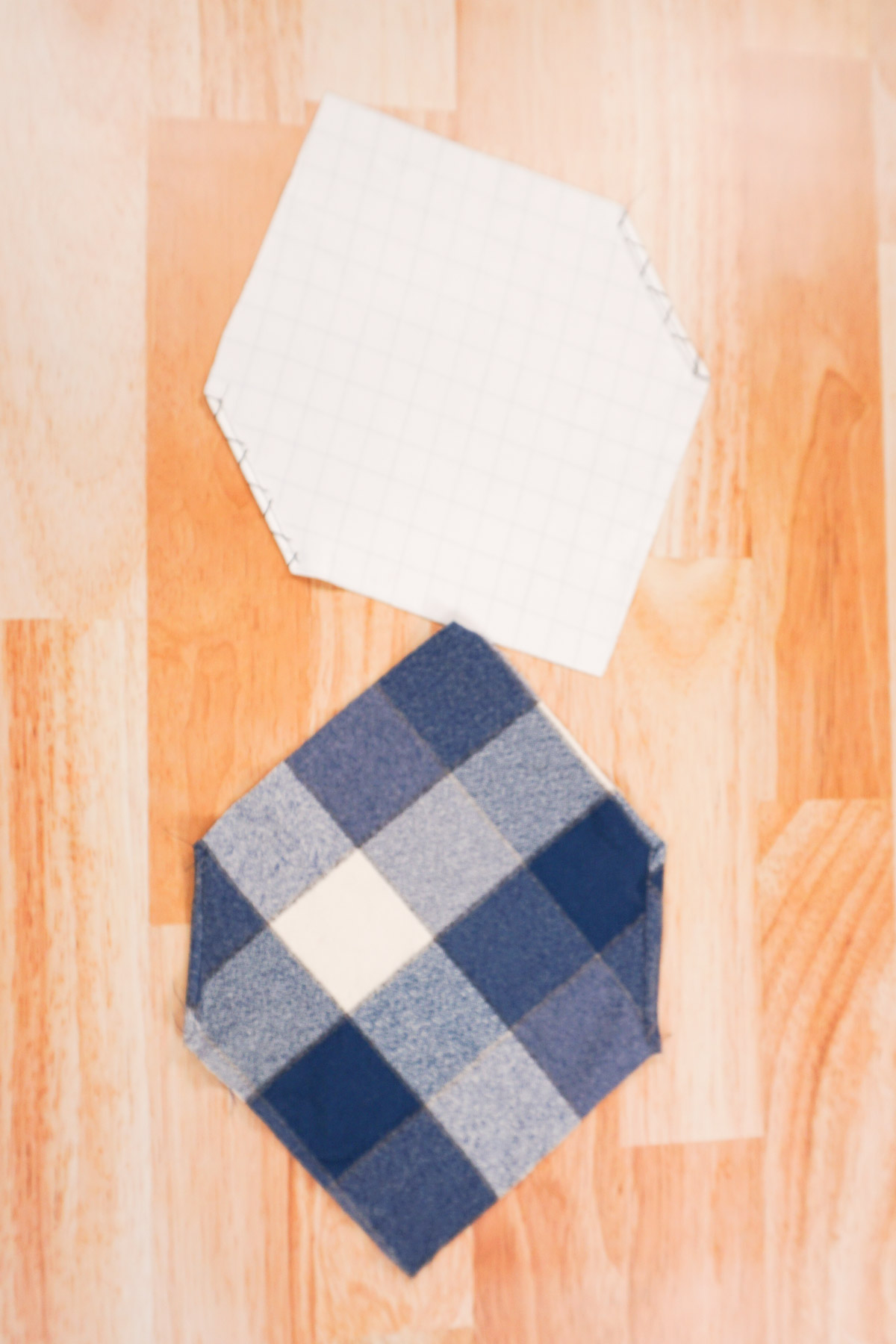 sew hems in place