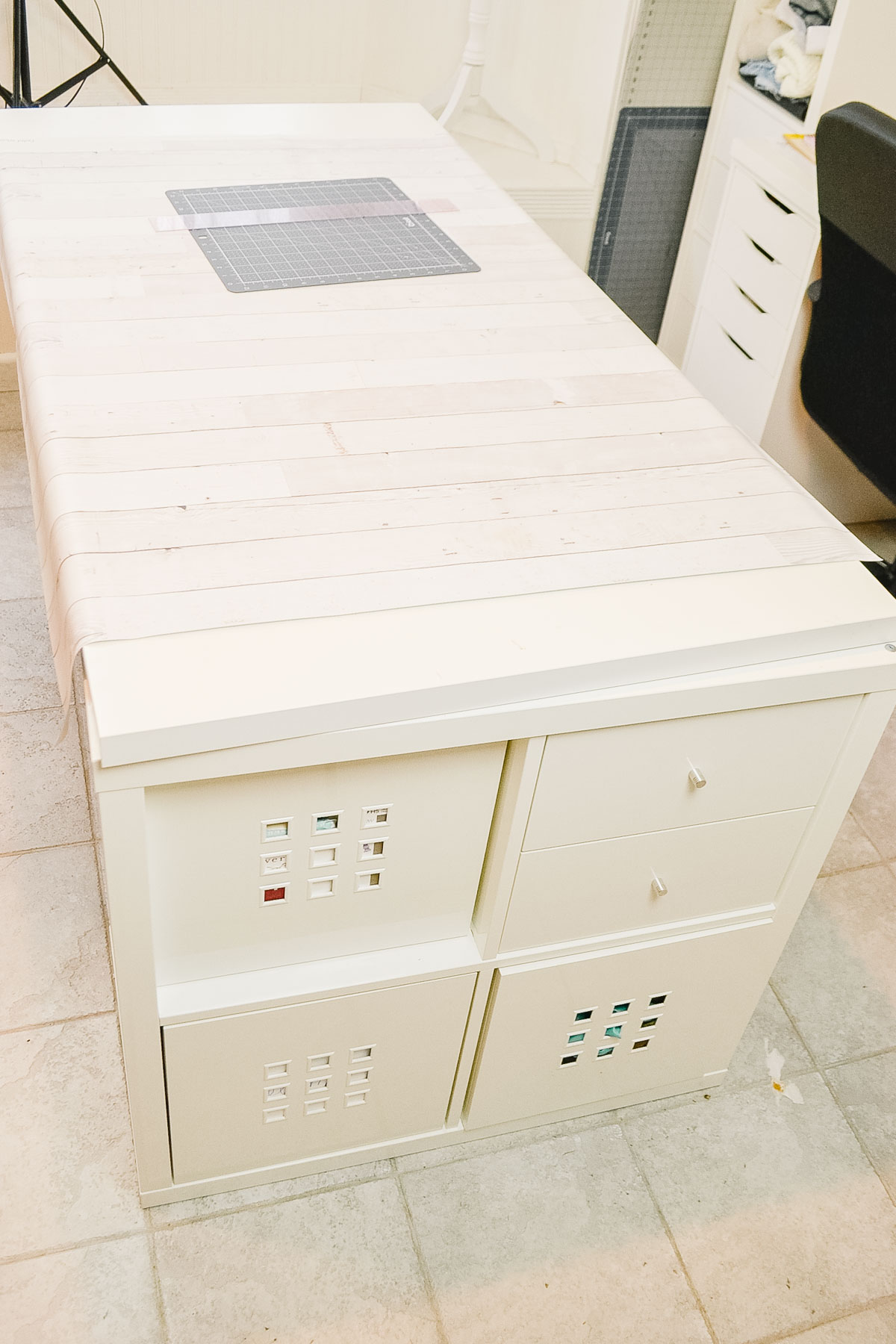 diy kallax cutting table