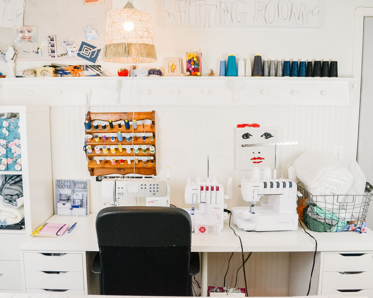 alex sewing room desk