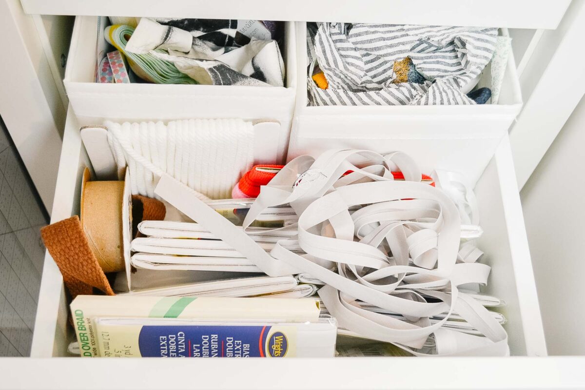 kallax ribbon storage