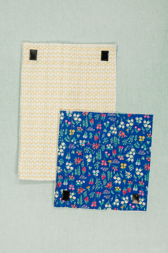 sew velcro onto corners