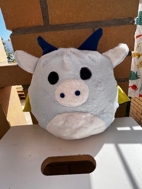 dragon squish stuffed animal sewing pattern tester