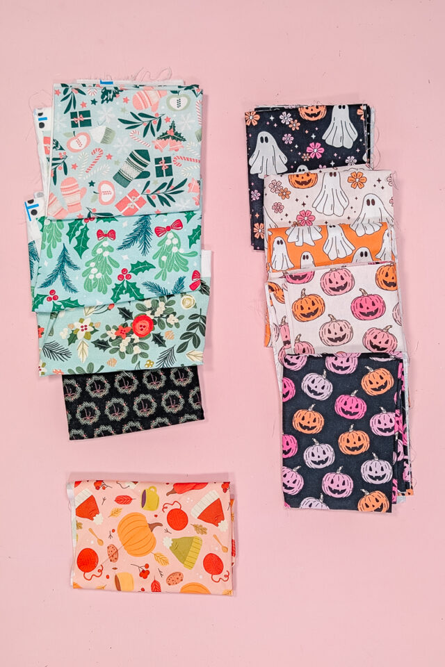 holiday quilting cotton fat quarters