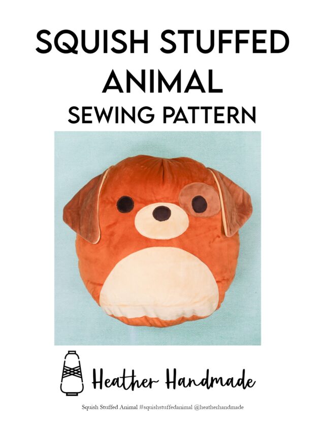 squish stuffed animal sewing pattern