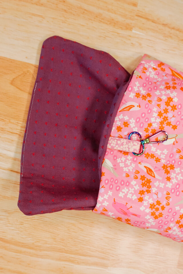 edgestitch the hole closed