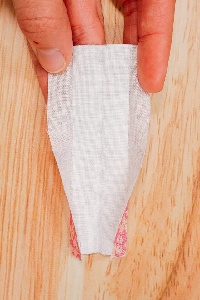 fold and press like bias binding