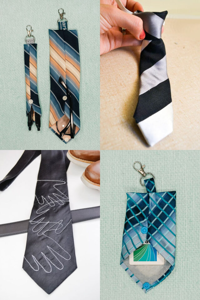 7 Ways to Upcycle Men's Ties with a Sewing Machine