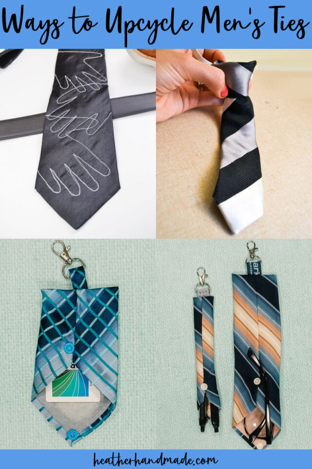 7 Ways to Upcycle Men's Ties with a Sewing Machine