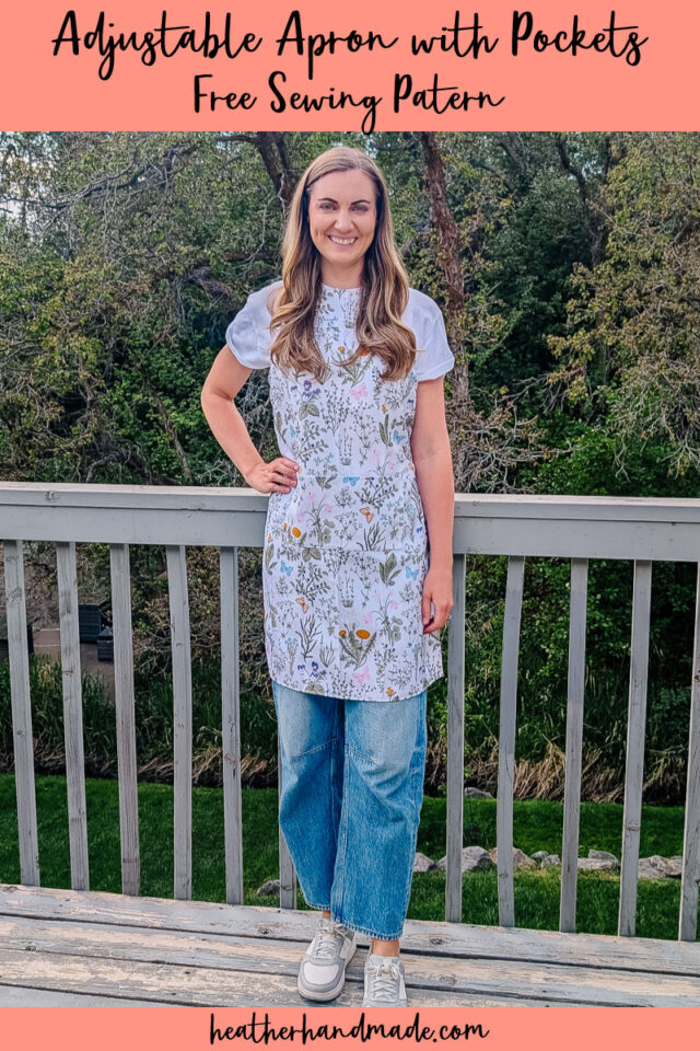 free adjustable apron sewing pattern