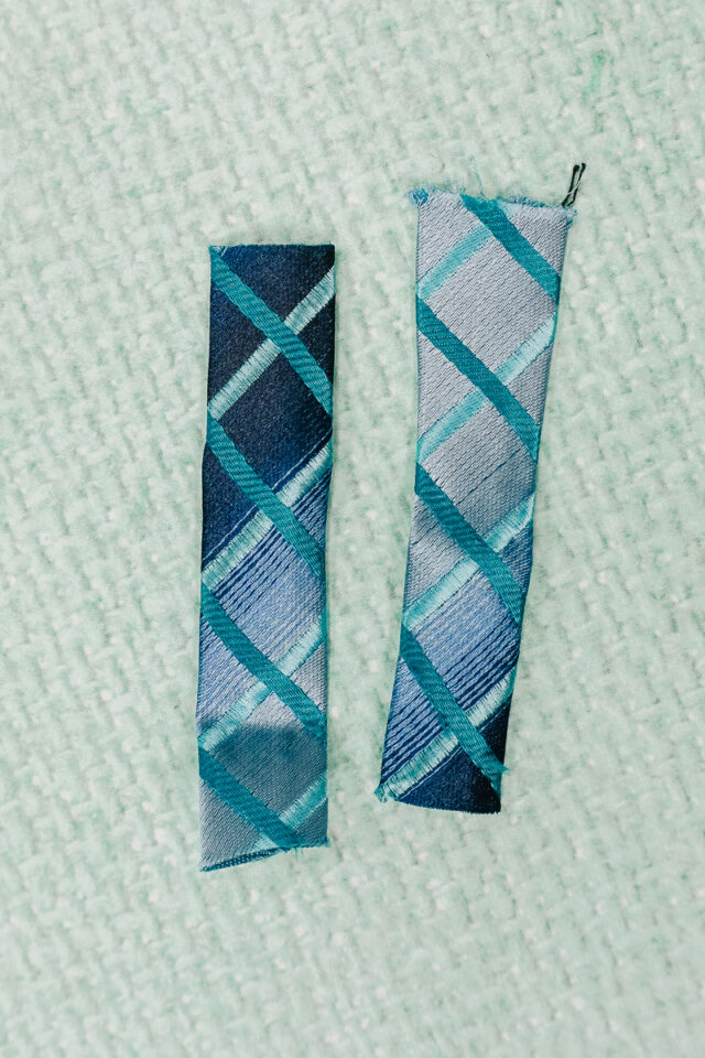 cut the loop into two pieces