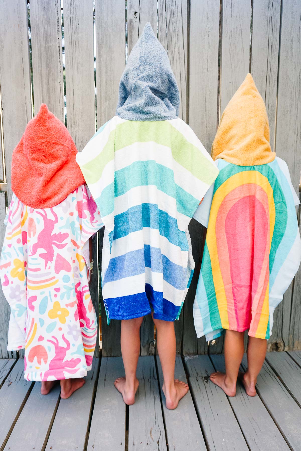 Easy DIY Towel Poncho for Kids