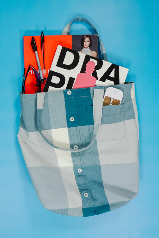 How to Make a Tote Bag from a Men's Shirt