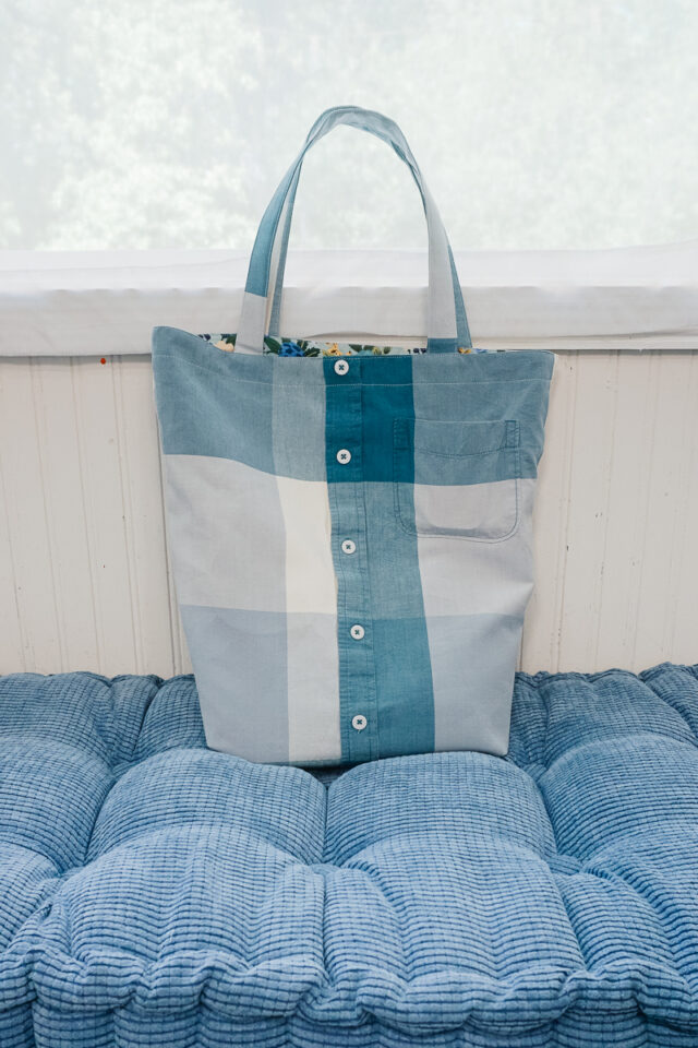 How to Make a Tote Bag from a Men's Shirt
