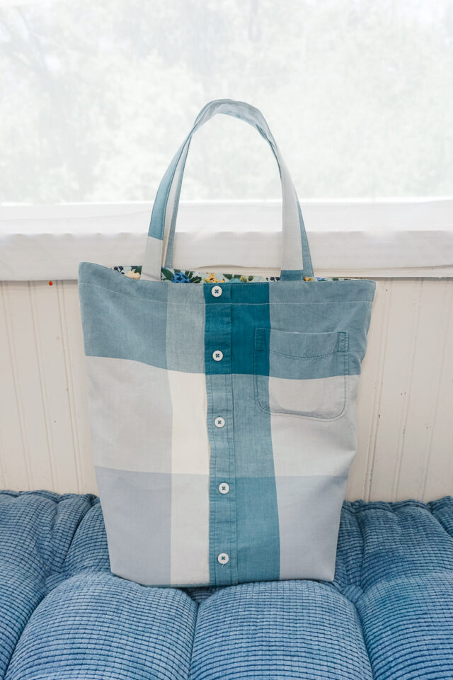 How to Make a Tote Bag from a Men's Shirt