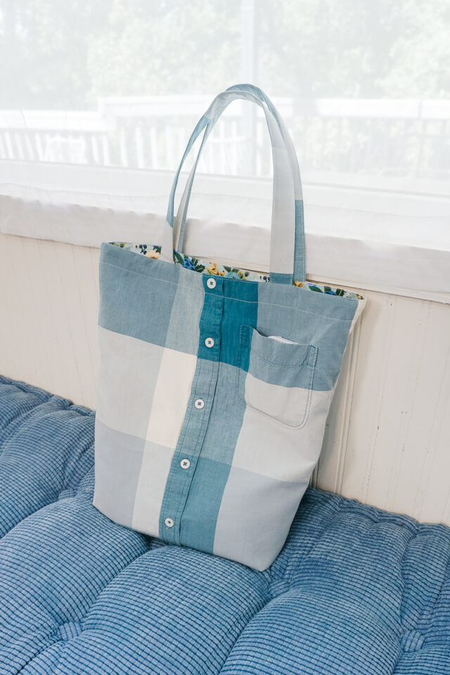 How to Make a Tote Bag from a Men's Shirt